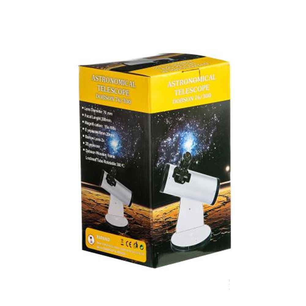 تلسکوپ دابسونی زیتازی Dobson 30076 | تلسکوپ رومیزی آموزشی 76 میلی متری