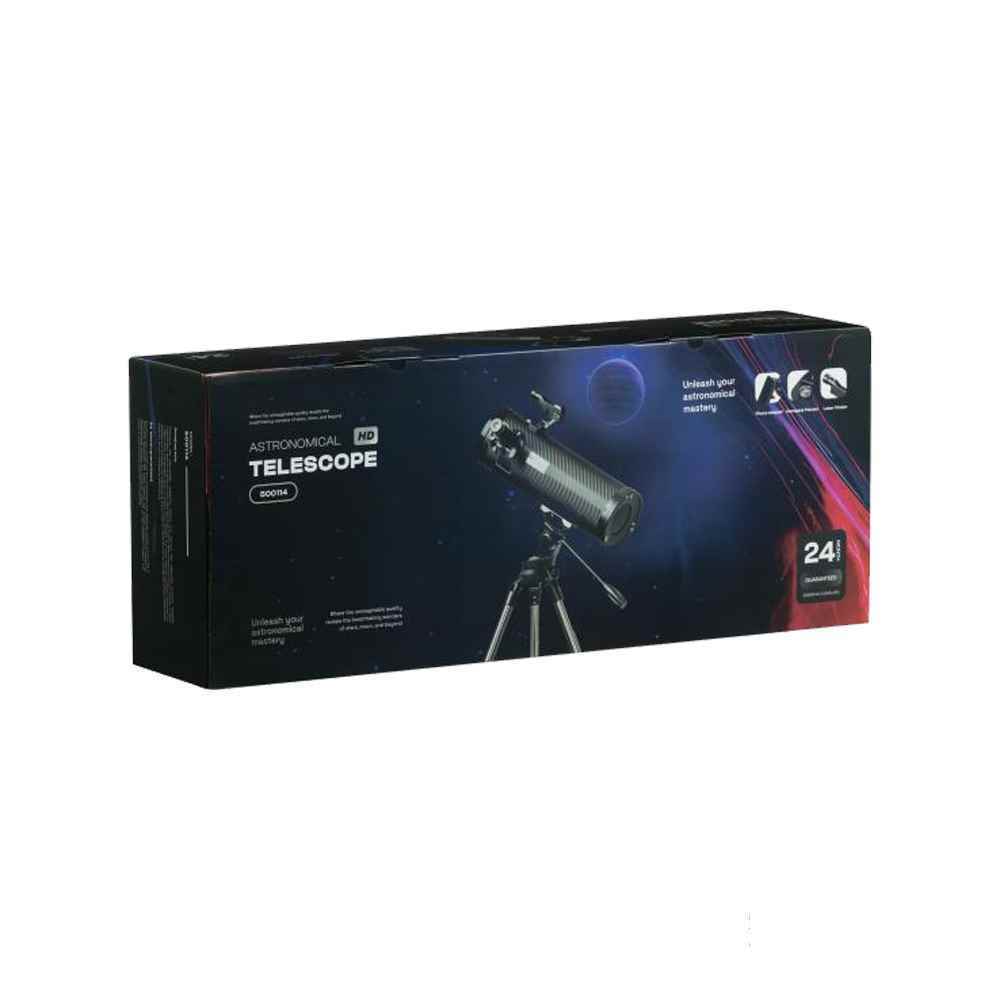 تلسکوپ بازتابی زیتازی مدل Galaxy 500114 AZ | تلسکوپ 114 میلی متری با هلدر موبایل و ریموت
